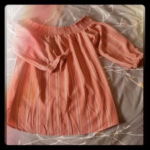 Off the shoulder blouse